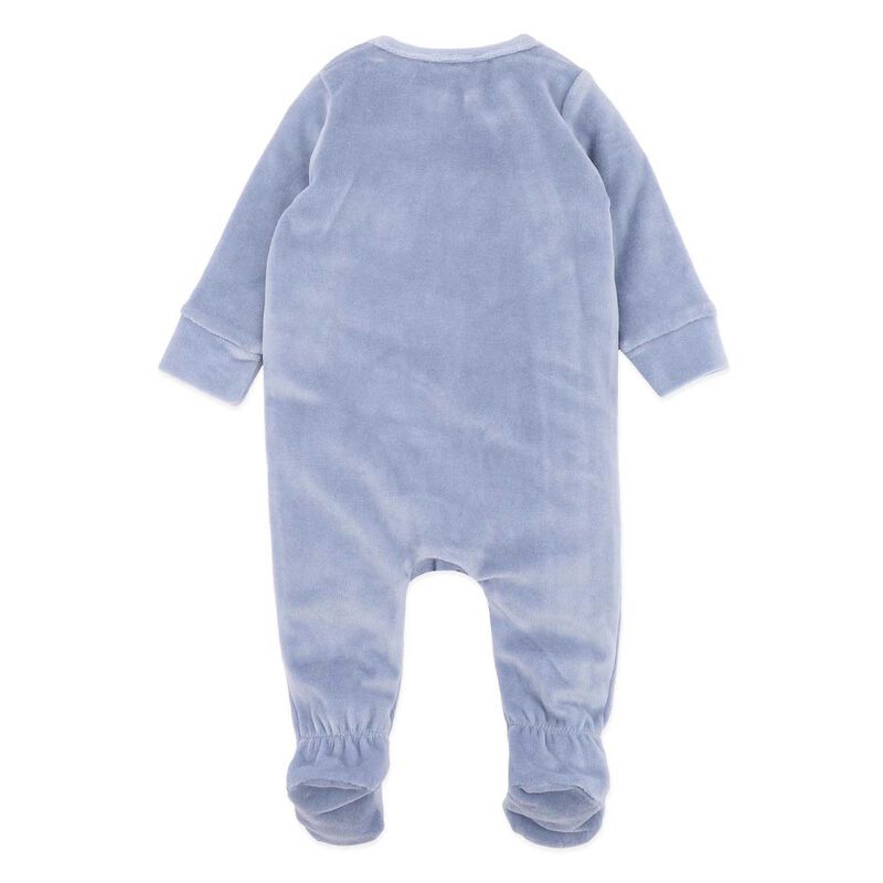 B&eacute;b&eacute; Alvin Velour Zip Onesie image number 2